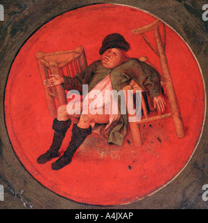 Proverbio fiammingo, c1558-1560. Artista: Pieter Bruegel il Vecchio Foto Stock