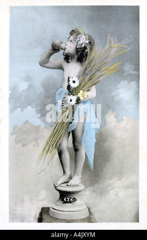 Cartolina francese, c1900. Artista: sconosciuto Foto Stock