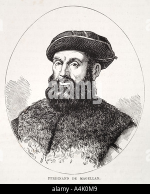 Ferdinando de Magellan 1480 1521 portoghese Portogallo explorer cartografo map maker navigator circumnavigare il mondo scoprire porto Foto Stock