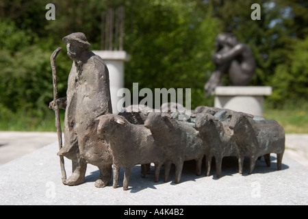 Mostra d'arte in Geretsried Germania Foto Stock