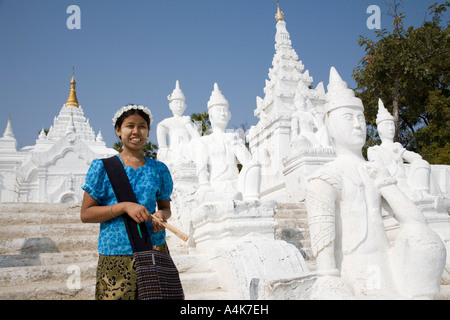 Settawya Paya, Mingun, Myanmar Foto Stock