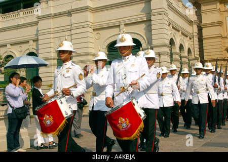 Tailandia Bangkok Grand Palace cambiando la protezione Foto Stock