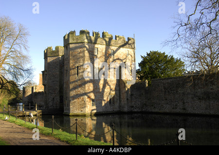 Gatehouse a Palazzo del Vescovo, pozzi, Somerset, Regno Unito Foto Stock