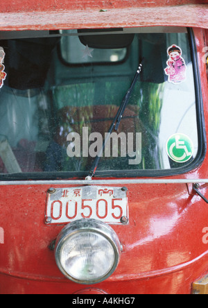 In rickshaw cinese Foto Stock