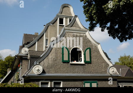 Conserve di alloggiamento industriale station wagon(dal 1910) Margarethenhöhe, Essen, Renania settentrionale-Vestfalia (Germania). Foto Stock