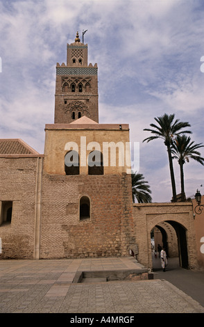 Marrakech marocco Moschea Koutoubia Foto Stock