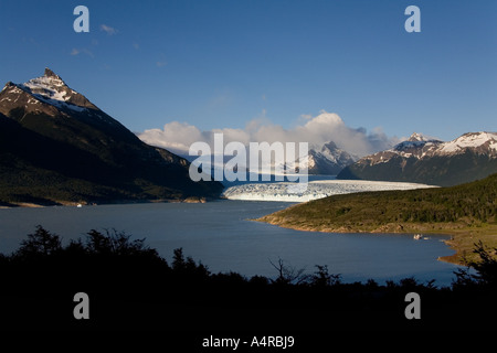 Ghiacciaio Perito Moreno visto da Los Notros in Patagonia nel Sud dell Argentina America del Sud Foto Stock