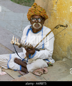 Itinerante uomo indiano a Delhi in India del Nord Foto Stock