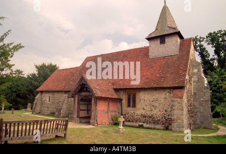 La Chiesa di San Nicola Pyrford Foto Stock