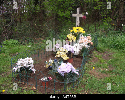 L'Ignoto gitana Boy s grave Newmarket Suffolk in Inghilterra Foto Stock