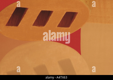 L'arte astratta forma studio Foto Stock