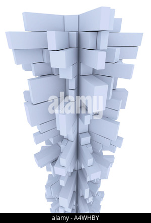 Abstract sfondo bianco Foto Stock