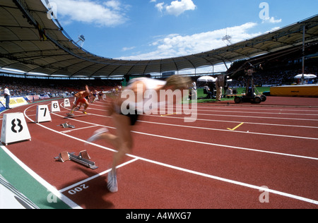 Stadio Gottlieb Daimler Stadion di Stoccarda Germania Baden-Wuerttemberg Foto Stock