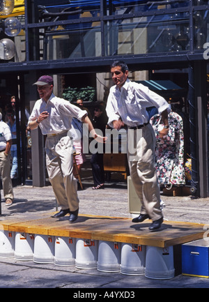 Il Mercato di Quincy ballerini Boston Massachusetts, STATI UNITI D'AMERICA Foto Stock