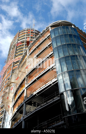 Il Willis edificio in costruzione a 51 Lime Street nella città di Londra il 31 ottobre 2006 Foto Stock