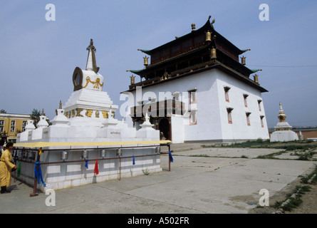 Tempio Ulaan Bataar mongolia Foto Stock