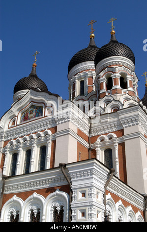 La Cattedrale Alexander Nevsky, Tallinn Estonia Foto Stock