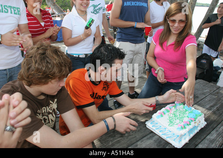 Miami Florida,Homestead,Biscayne National Park,natura,ricreazione,colombiano,ispanico Latino etnico immigrati minoritari,studenti Foto Stock