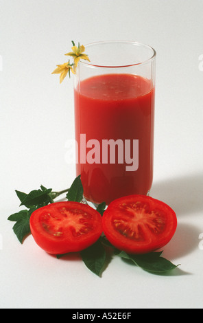 Succo di pomodoro Foto Stock