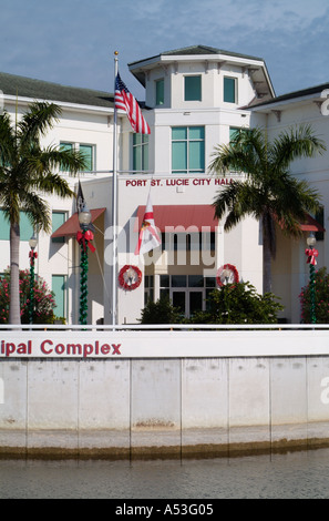 La città di Port Saint Lucie Municipio Saint Lucie County Florida St Foto Stock