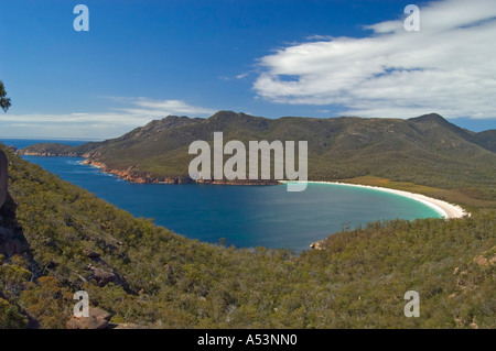 Wineglass Bay di freycinet nationalpark tasmania australia Foto Stock