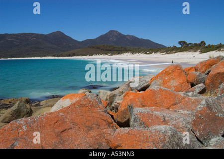 Wineglass Bay di freycinet nationalpark tasmania australia Foto Stock