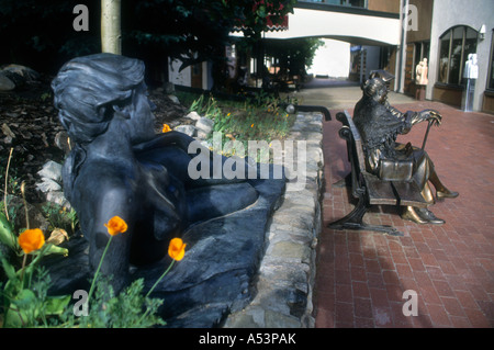 Statue in città di Vail,In Colorado negli Stati Uniti. Foto Stock