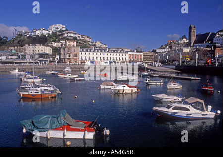 Torquay in Riviera Inglese, South Devon. XPL 4745-445 Foto Stock