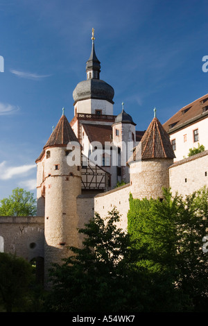 Fortezza di Marienberg Würzburg Franconia Baviera Germania Foto Stock