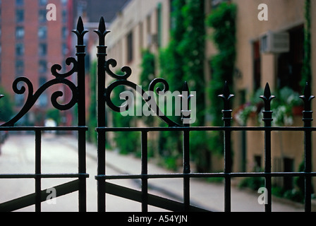 Gate e Washington Mews NYC Foto Stock