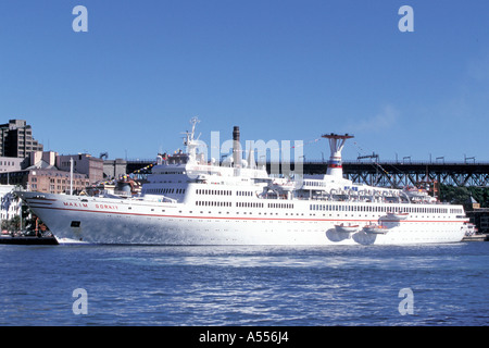 Cruiseliner Maxim Gorky Sydney Australia Foto Stock