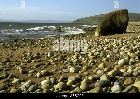 MACHRIE BAY ISLE OF ARRAN Scozia guardando a Nord Foto Stock