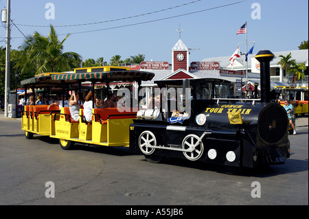 Conch Train Tour key west florida usa Foto Stock