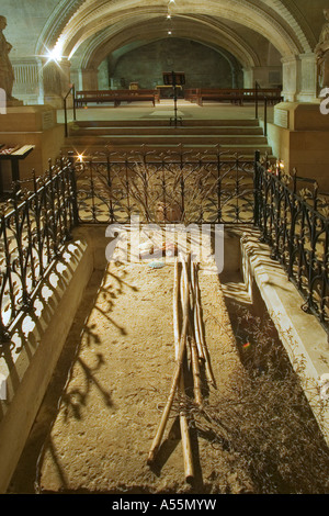 ABBATIAL CRYPT - SAINT GILLES - Gard - Francia Foto Stock