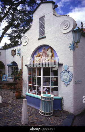 Portmeirion Italianamente Village Gwynedd North Wales UK Europa Foto Stock