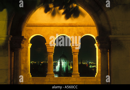 Fishermans Bastion Budapest Ungheria Foto Stock