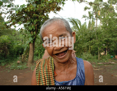 Painet ix1957 Cambogia anziani vecchia donna Kampong Cham paese nazione in via di sviluppo meno sviluppati economicamente emergenti della cultura Foto Stock