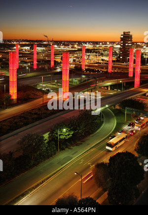 Scultura di luce a LAX Los Angeles International Airport El Segundo Los Angeles County California usa stati uniti Foto Stock