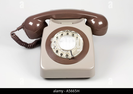 Retrò degli anni Settanta telefono GPO britannico 746 Foto Stock