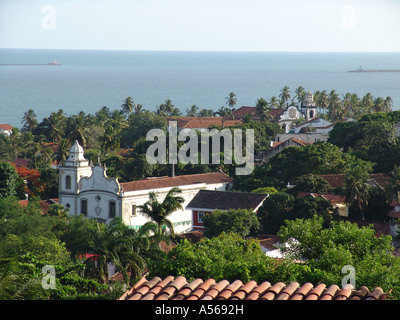 Painet iy8022 Brasile vista su olinda oceano atlantico pernambuco 2005 paese nazione in via di sviluppo meno sviluppati dal punto di vista economico Foto Stock