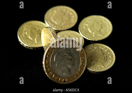 Monete del Regno. Foto Stock