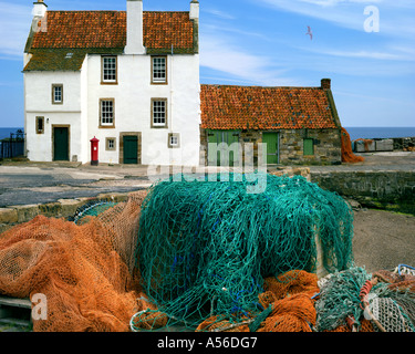 GB - Scozia: Cottage a Porto di Pittenweem Foto Stock