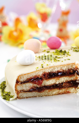 Torta di Pasqua, close-up Foto Stock