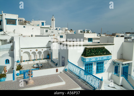 Sidi Bou Said, vicino a Tunisi, Tunisia Foto Stock