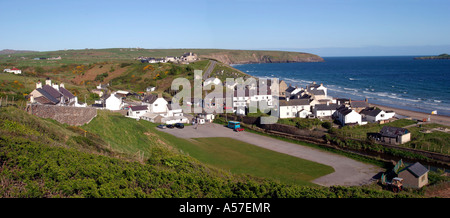 Il Galles Gwynedd Lleyn Peninsula Aberdaron village Foto Stock