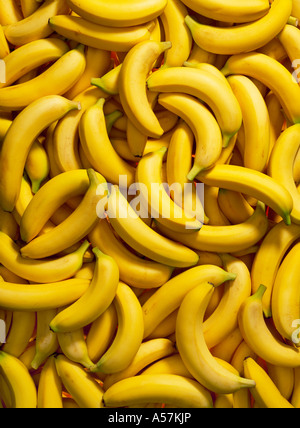 Un mucchio di banane. Ideale come uno sfondo Foto Stock