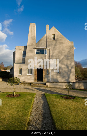 Hill House in Helensburgh UK progettata da Charles Rennie Mackintosh in stile Art Nouveau Foto Stock