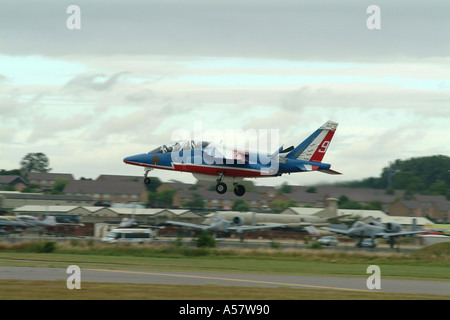 Alpha Jet Patrouille de France francese RIAT AF 2003 Fairford Foto Stock