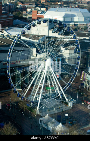 La Ruota Gigante in Centenary Square centro di Birmingham Inghilterra REGNO UNITO Foto Stock