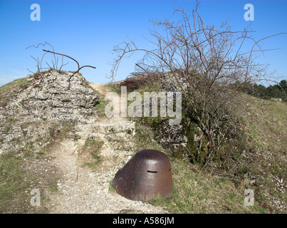 Campo di battaglia di Verdun, Lorena, Francia Foto Stock